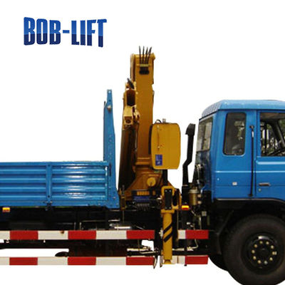 품질  Jib Crane 6 Ton Telescopic Boom Truck Mounted Crane Yellow Winch Hydraulic Electric 공장