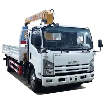 품질  CRANE TRUCK New ISUZU 6.3T Truck Mounted Crane Lorry Mounted Crane With Foldable Arm For Sale 공장