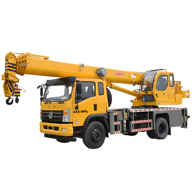 TRUCK CRANE 10 ton boom crane truck made in China 6x4 truck mounted crane with military quality truck rods for sale